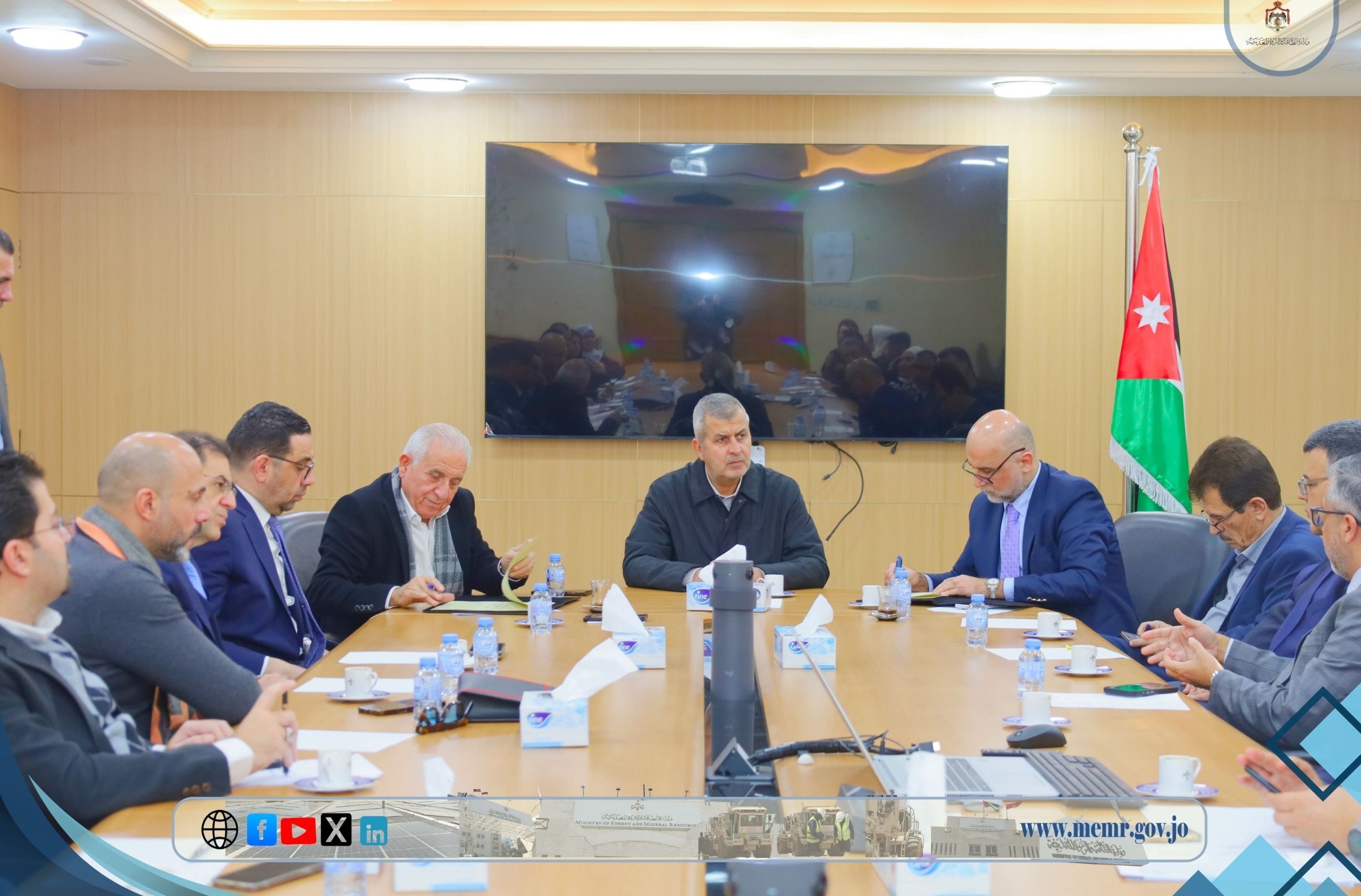 برعاية وزير الطاقة والثروة المعدنية توقيع الاتفاقية الأولى من نوعها في الأردن لبيع وتوريد الغاز الطبيعي المُنتج من حقل الريشة للنظام الكهربائي